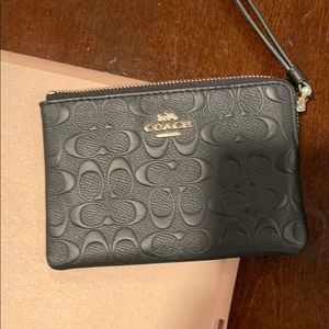 Coach Leather Wristlet